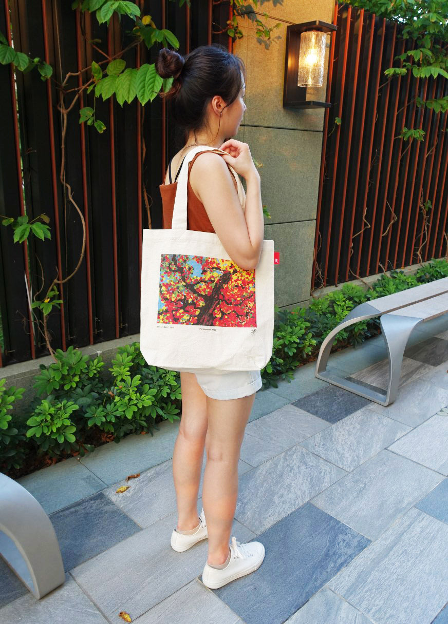 ROOTOTE Tote Bag x Liu Tung Mui《Persimmon Tree》