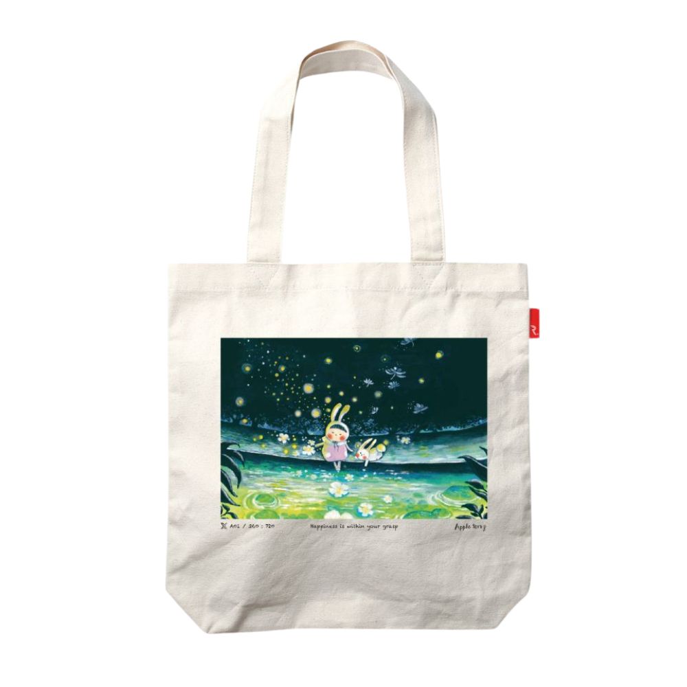 ROOTOTE Tote Bag x Apple Tong《Happiness is within your grasp》